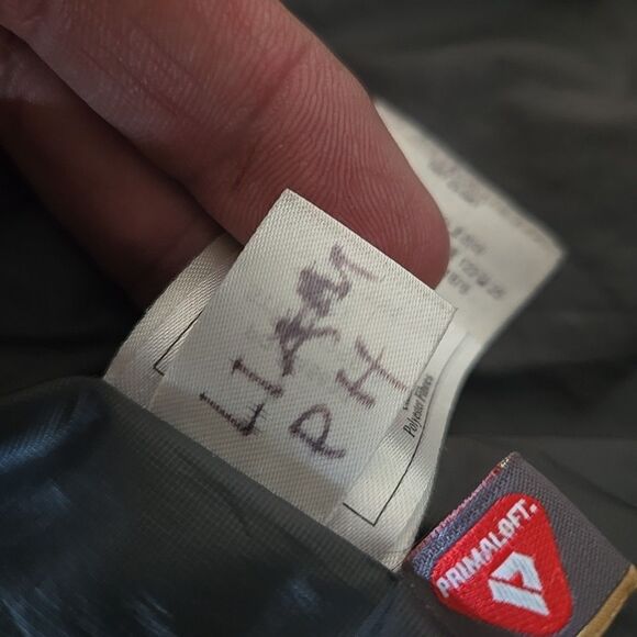 Patagonia Nano Puff Vest Women's  Charcoal Primaloft Puffer Full Zip XS Logo - Picture 11 of 12